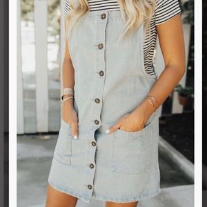 NWOT Carly Jean Los Angeles denim dress